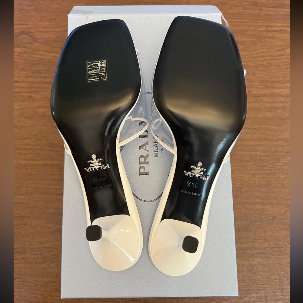 Prada Plexiglas 65mm Mule Sandals - Picture 4 of 6